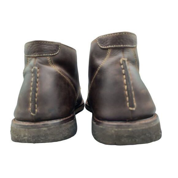 Men's Johnston & Murphy Classic Oiled Sheepskin Chukka Boot Sz. 10 - Picture 4 of 7